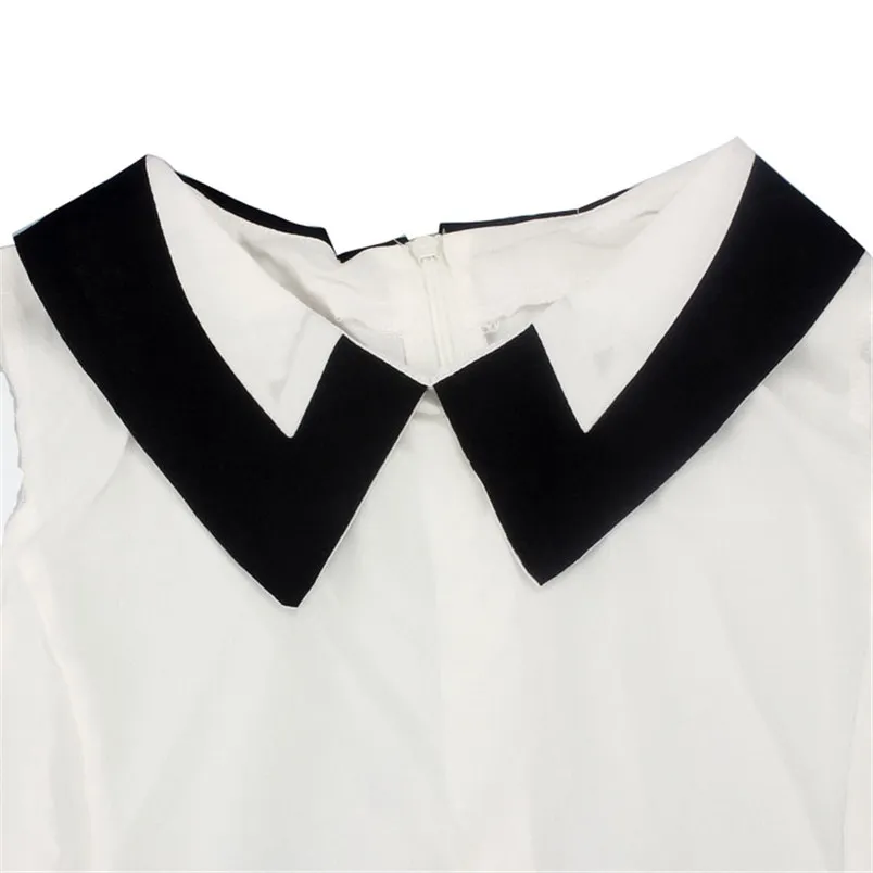 Fashion New  Women Summer Loose Casual Chiffon Sleeveless Vest Blouse Shirt Tops Women Sleeveless shirts and blouses Y14R4 (7)