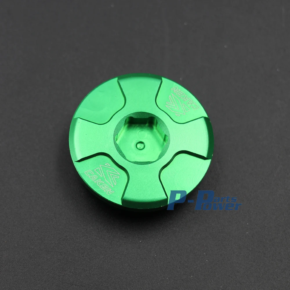 CNC Aluminum Engine Timing Oil Filter Cap Oil Plug For Kawasaki KX250 KX250F KX450F KLX450R KFX450R Dirt Bike Motocross Off Road