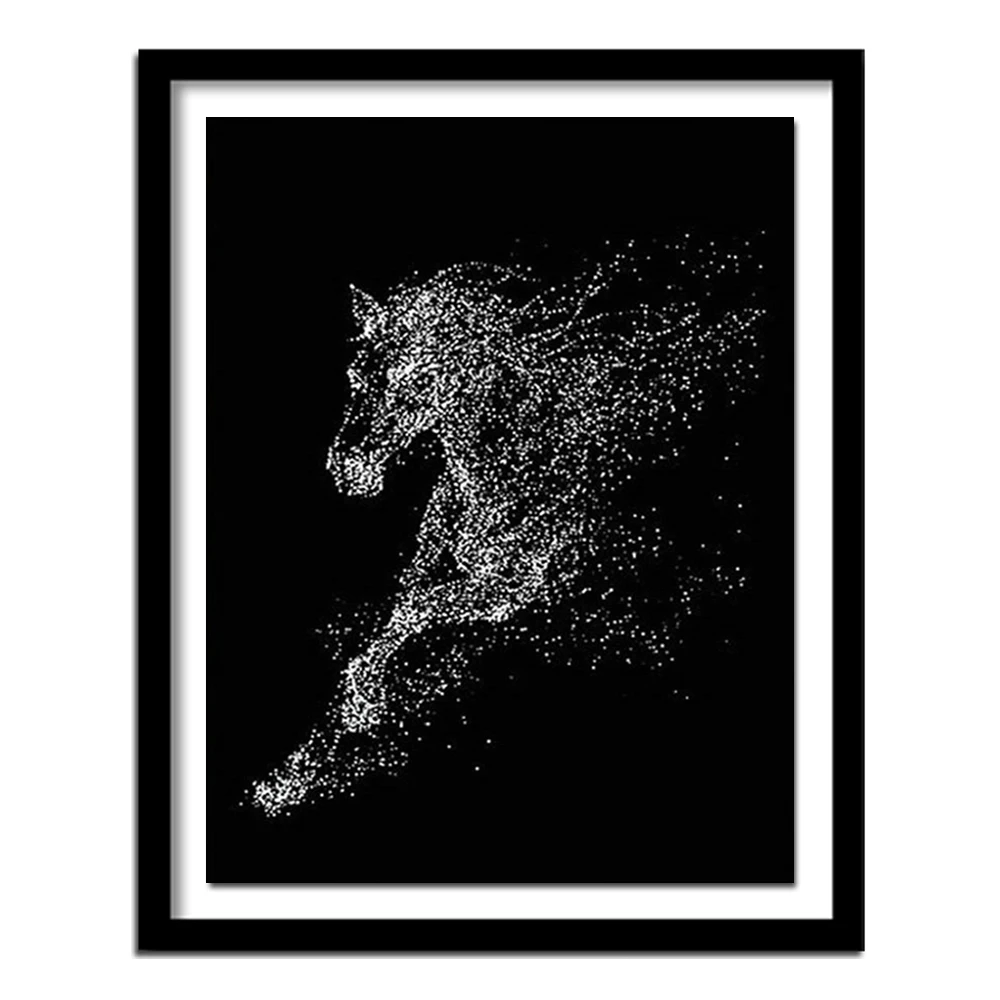 Diamond Painting Horse Embroidery Sale Full Round Resin Drill Rhinestone Home Decor | Дом и сад