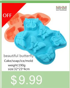 Бабочка цветочная форма для мыла силиконовая форма для ручной работы пресс-форм
