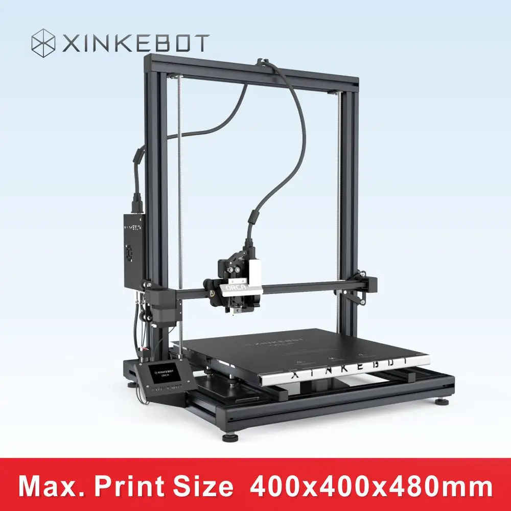 2016 Wanhao Completely New Design Desktop Large DIY 3D Printer Metal Frame LED Screen Xinkebot ORCA2 Cygnus
