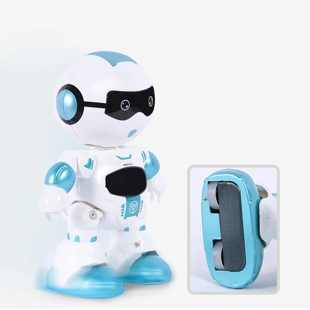 Беспроводной пульт дистанционного управления умный робот детская игрушка с музыкальными огнями Подарок Новое поступление Прямая поставка