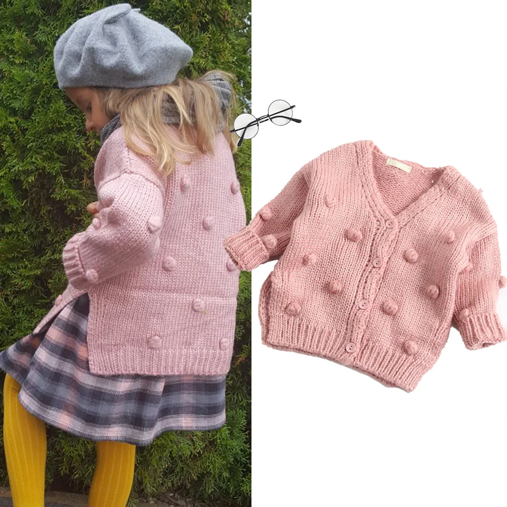 baby girl thick cardigan