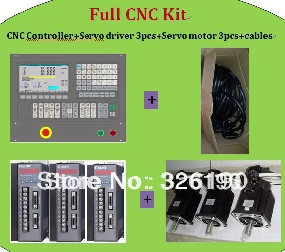 

3 axis milling cnc servo drive motor kit CNC Retrofitting Package