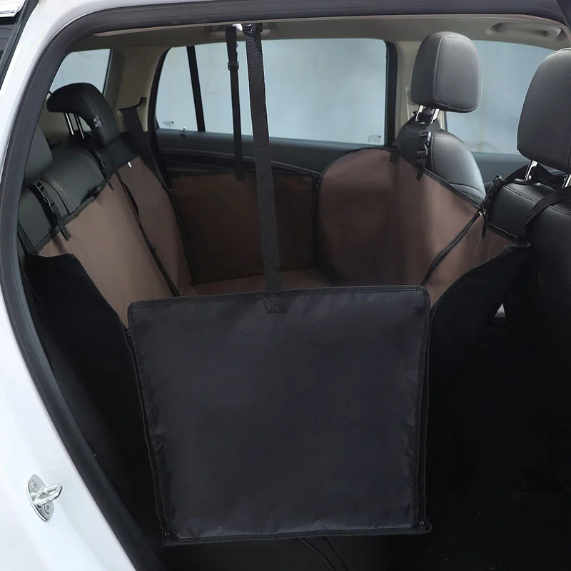 Pet Carriers Waterproof Dog Car Seat Cover Black Back Bench Seat