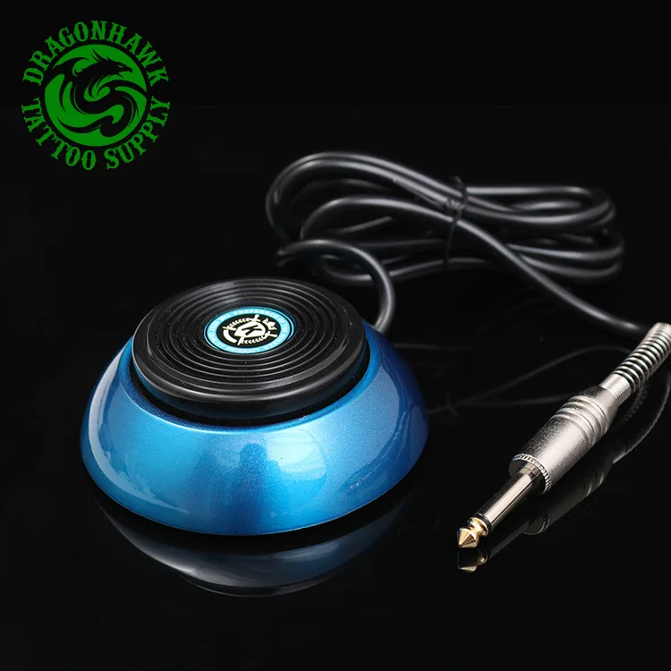 

High Quality Professional 360 Tattoo Foot Pedal For Power Supply Set Blue