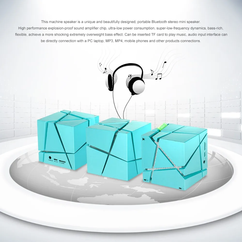 Cool Magic Cube LED Bluetooth Speaker Loudspeakers Column Altavoz Bluetooth for Xiaomi Enceinte Bluetooth Speaker for Computer (5)
