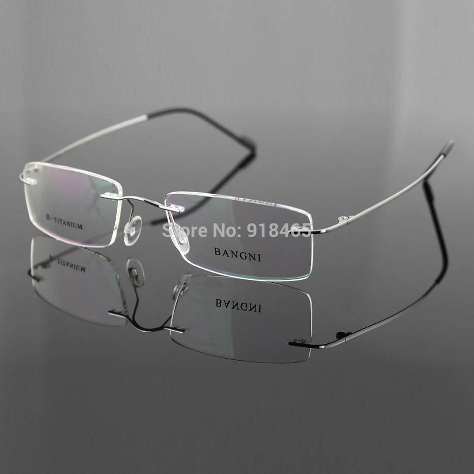 Buy Beta Titanium Rimless Glasses Hinge Non screw