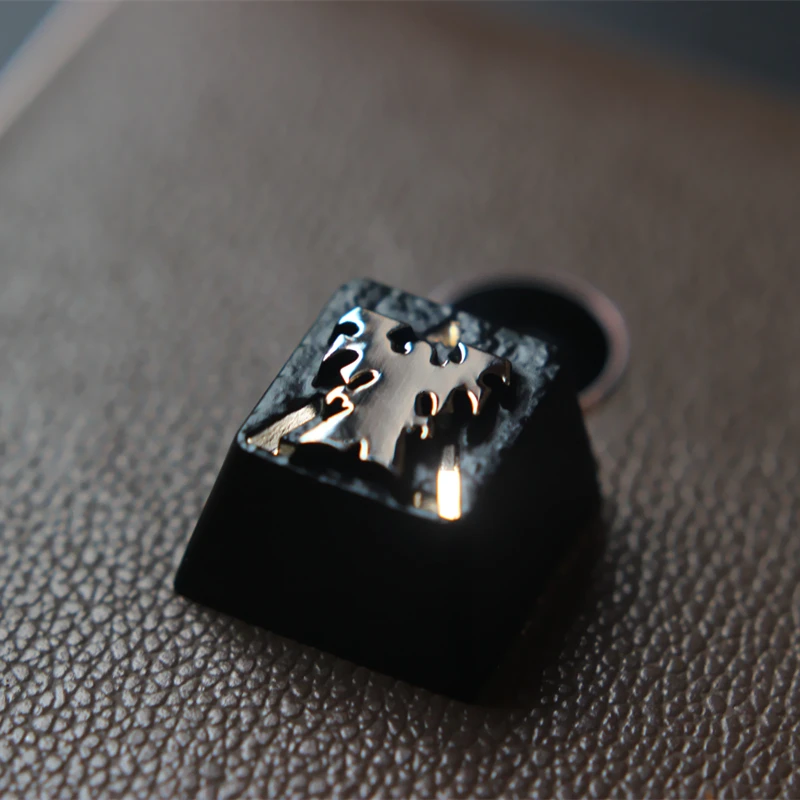 Keycap gravado personalizado da liga de zinco para o teclado mecânico do jogo