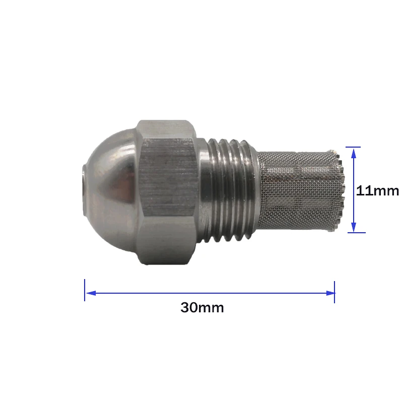 10 шт./пакет 1/4 ''нержавеющая сталь промышленные 1/4'' масляная насадка для горелки, бойлер сопло для горелки, 1/4 ''анти-капельного насадка для распыления