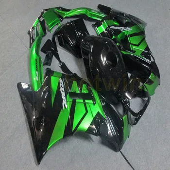 

Custom motorcycle Fairings for 1991-1994 CBR600F2 91 92 93 94 ABS Plastic motor panels+Botls+green black