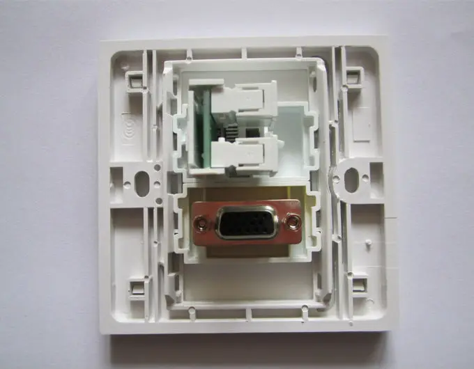 86 style directly plug outlet VGA+RJ45 pic 3