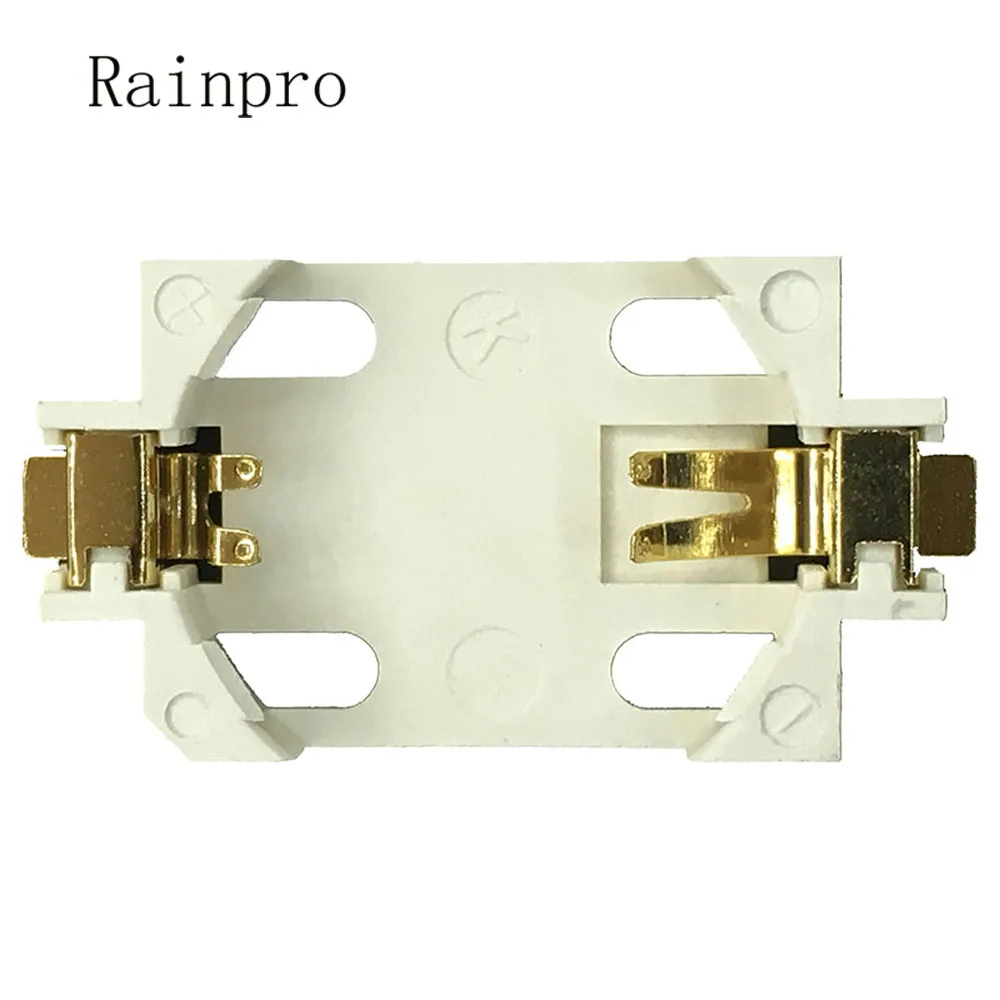 

Rainpro 10pcs/lot CR2032 BS-6 patch button battery holder Gold-plated high temperature resistant 260