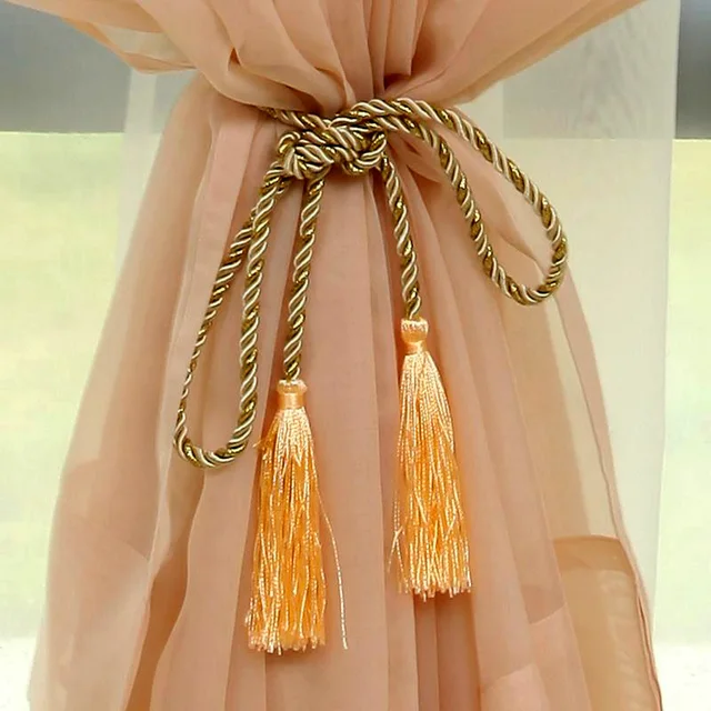 New Arrival Rope Curtain Tiebacks Curtain Tassels Fringe Tie Backs