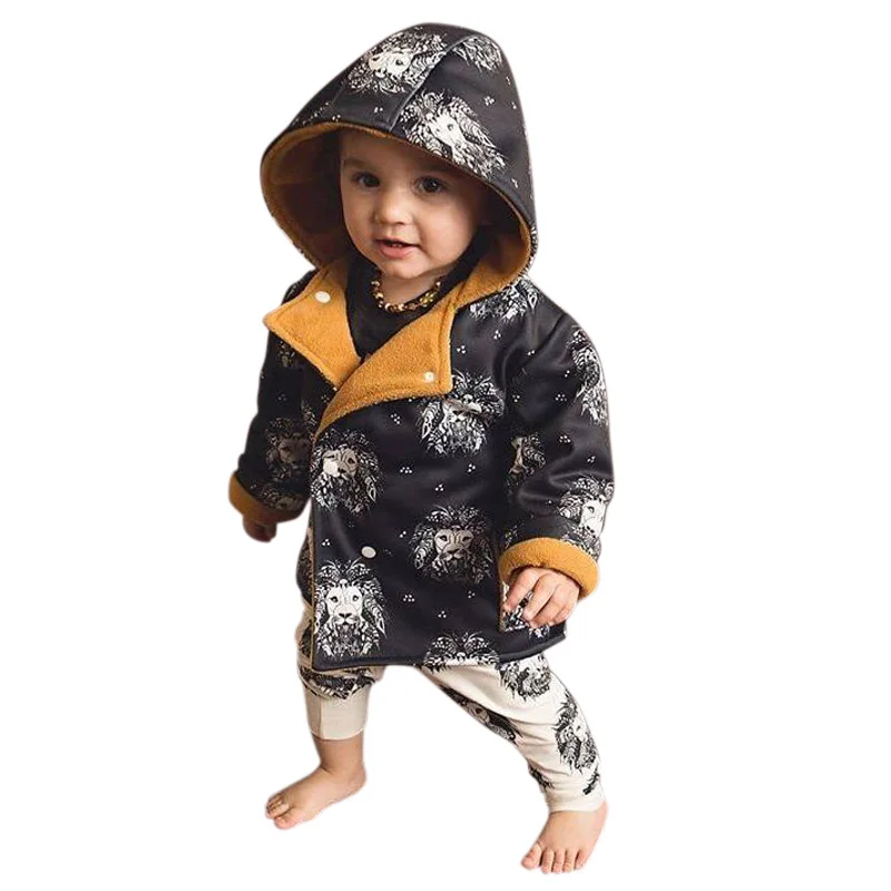 Baby Boy Jacket 2018 Autumn and Winter Jacket For Boy Children Jacket Kids Hooded Warm Outerwear Coat For Boys Clothes 1-4 Years