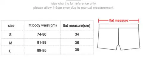 Mens Swim Trunks Size Chart