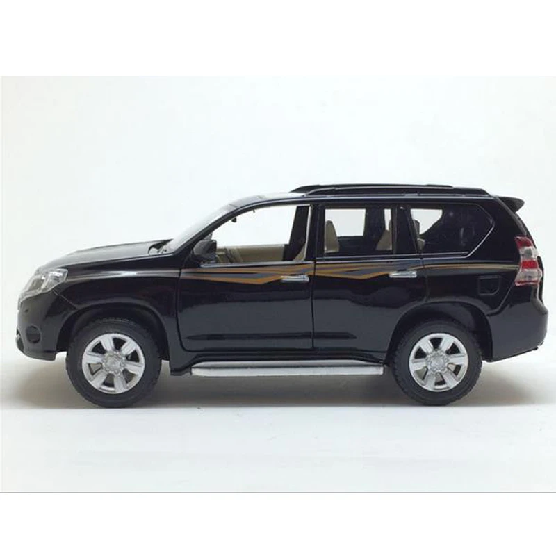 Goedkoop 132 Voor Prado Legering Speelgoed Auto Diecast Voertuig SUV Metalen Model Speelgoed Auto Pull Back Speelgoed Met Geluid Licht Kids gift Gratis Bezorging