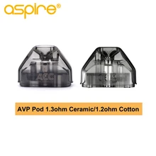 2 шт./кор. Aspire AVP Pod 2 мл Ёмкость Pod Vape картридж с 1.2ohm хлопок/1.3ohm Керамика катушки электронная сигарета распылитель