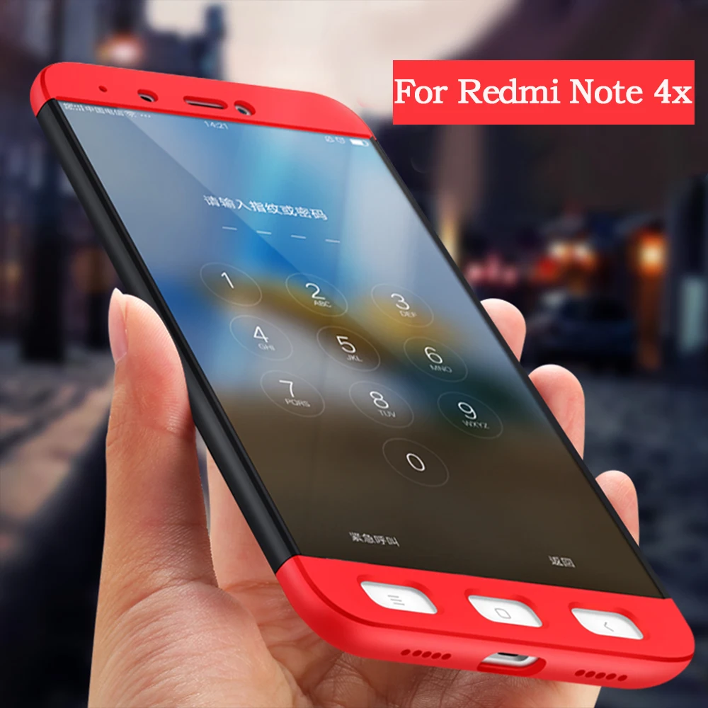Полная защита ASTUBIA 360 чехол для Xiaomi Redmi Note 4x жесткий пластиковый чехол-накладка Xiomi