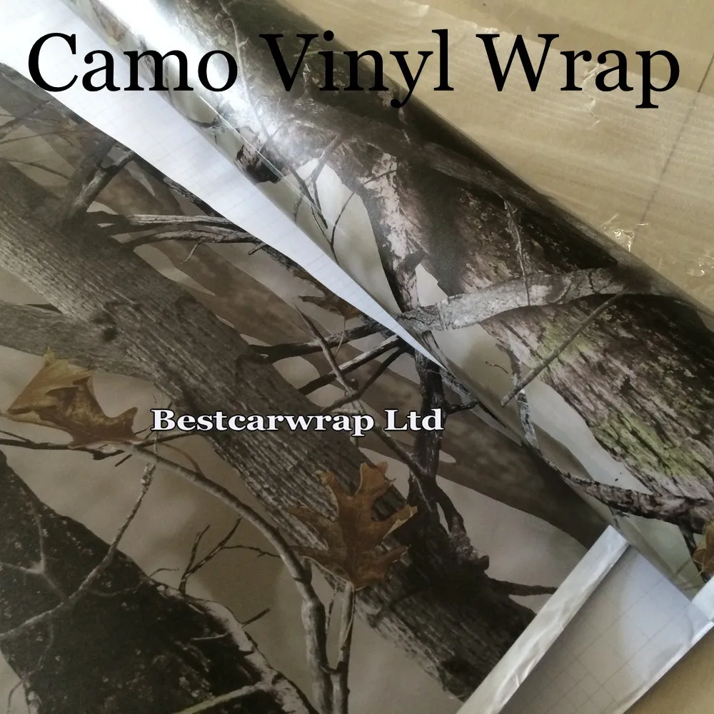 Mossy Oak Breakup Camo Print Ambush military camo vinyl car wrapping arctic camo Vehicle  Film Foil wraps (8)