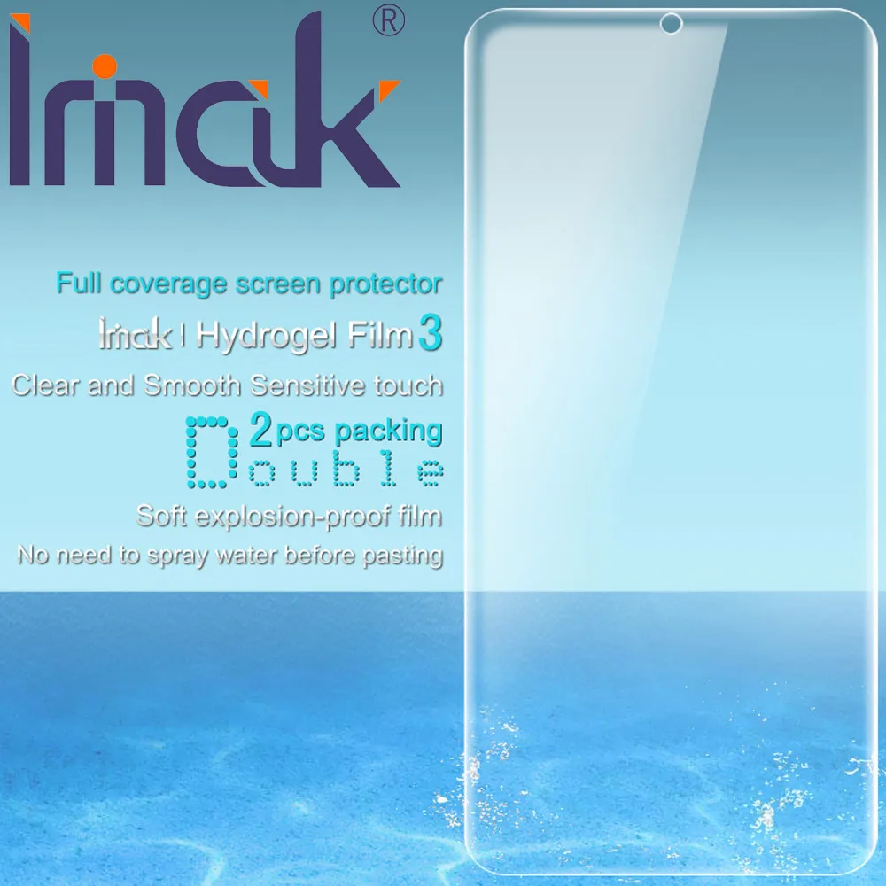 

imak Hydrogel Film For VIVO iQOO Front Screen Protective Transparent oleophobic