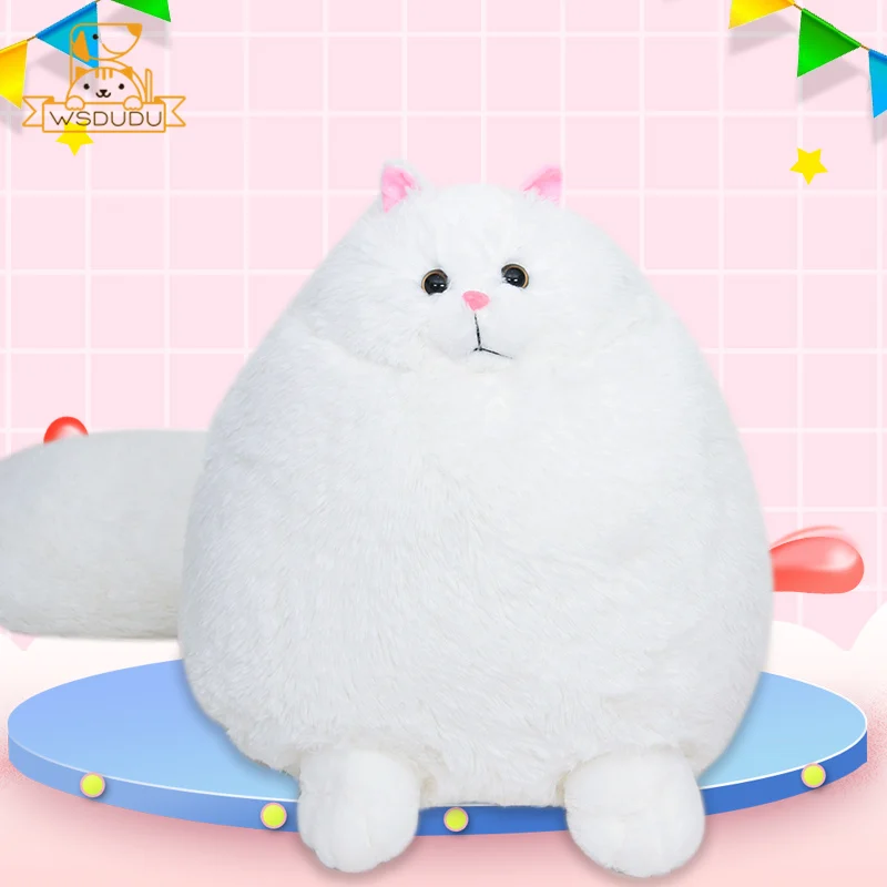 

Fat Persian Cats Cute Fluffy Kitten Plush Stuffed Toys Kawaii Animals Dolls Soft Pillow Cushion For Children Gifts Chubby Decor