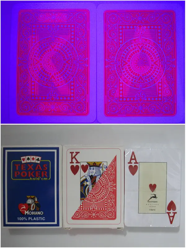 

Magic poker home-MODIANO Perspective poker, plastic poker cards,,88x63mm