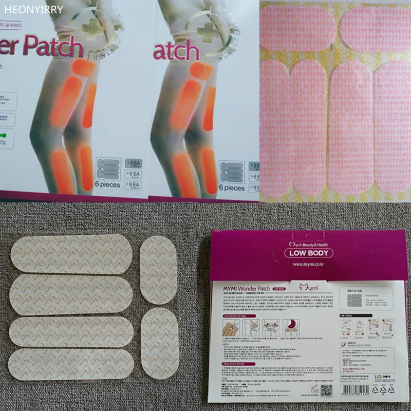 

18pcs Mymi Wonder Patch For Legs Arm Slim Patch Weight Loss Fat Burning Anti Cellulite Face Lift Tool
