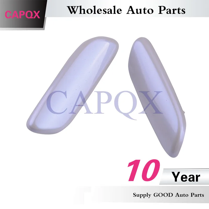 Capqx головная лампа шайба сопловая заглушка Кепки OEM: 85044-48030 85045-48030 для RX270 RX350 RX450H GGL15 GYL15 1 2012 2013 - Цвет: White 2 Piece