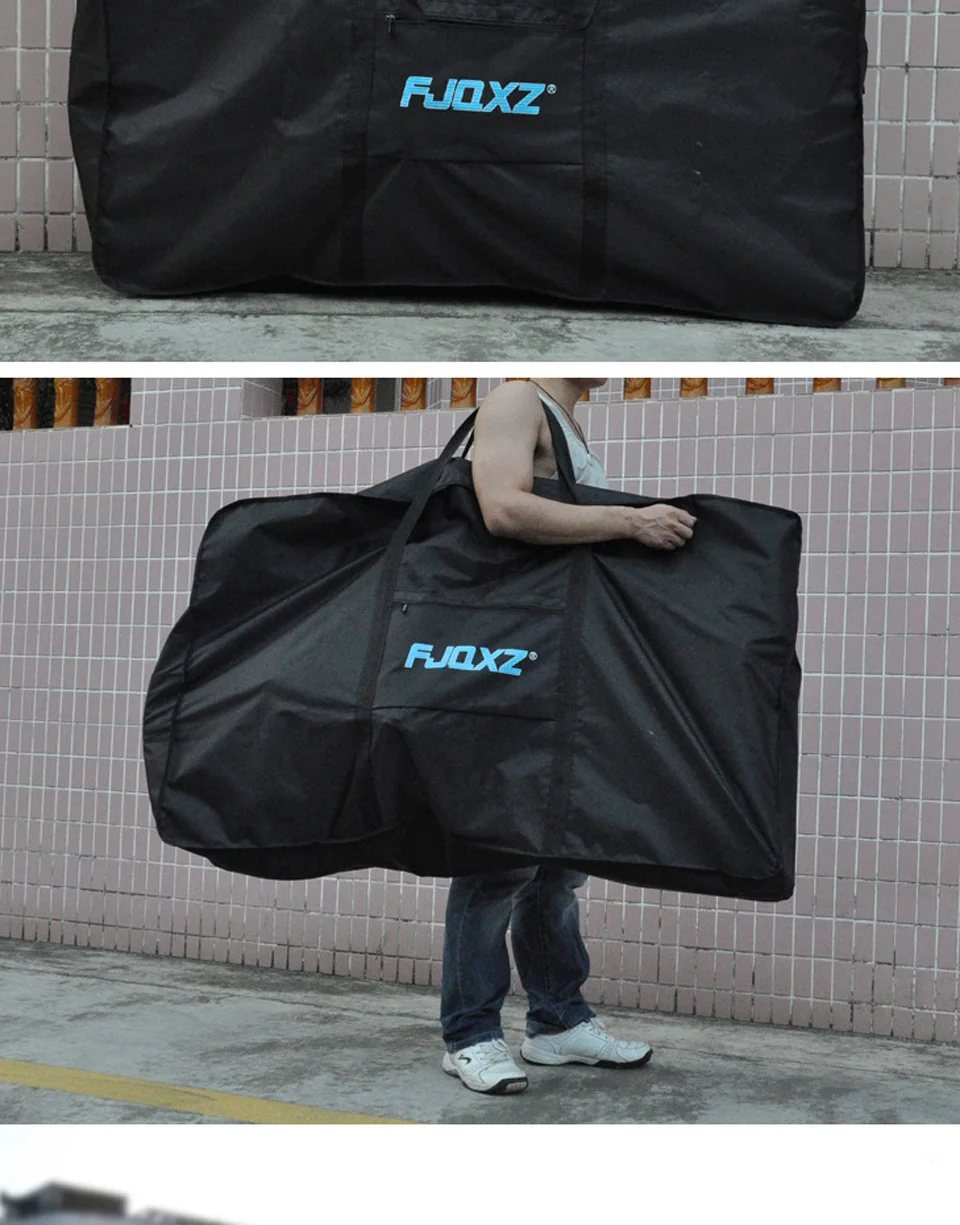 Excellent 2 in Folding Bike Package Bag MTB Mountain Bike Rack Bag 1 Multifunction Road Bicycle Pannier 5