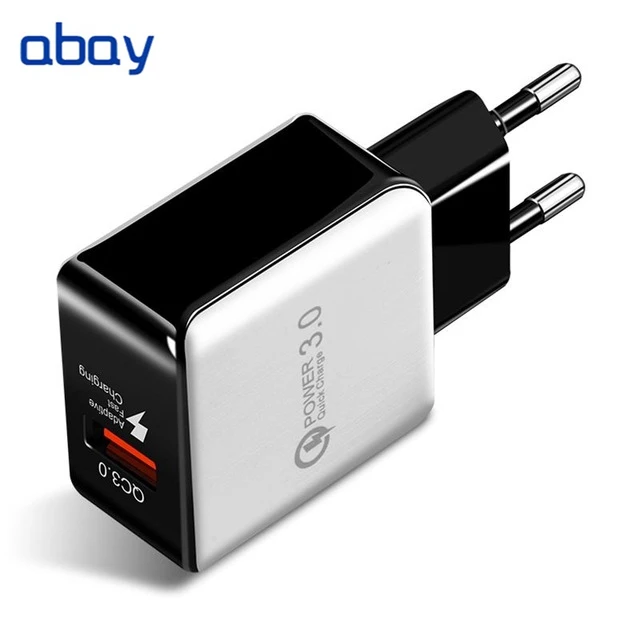 

Quick Charge 3.0 USB Charger Adapter 18W For Samsung s9 s8 iPhone X 8 7 plus 6s Fast Charger for xiaomi mi8 honor 10 huawei p20