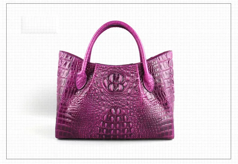 Известный бренд наивысшего качества дермы женщины сумка пригородных Бизнес сумки Новая мода сумка крокодил зерна сумочка