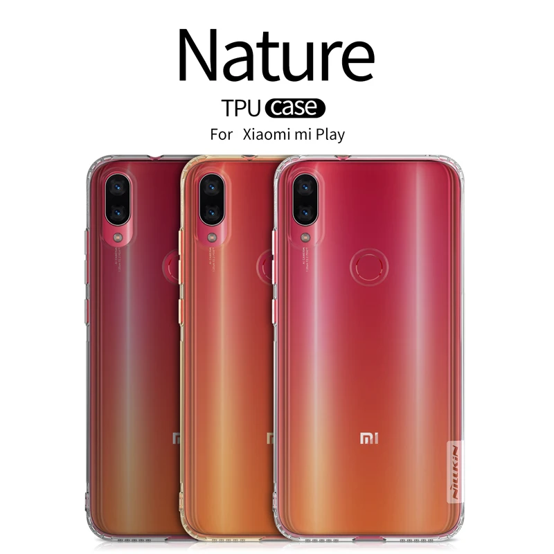 

For Xiaomi Mi Play case Nillkin Nature TPU soft cover translucent ultra thin clear protector for Xiaomi Play Protective case