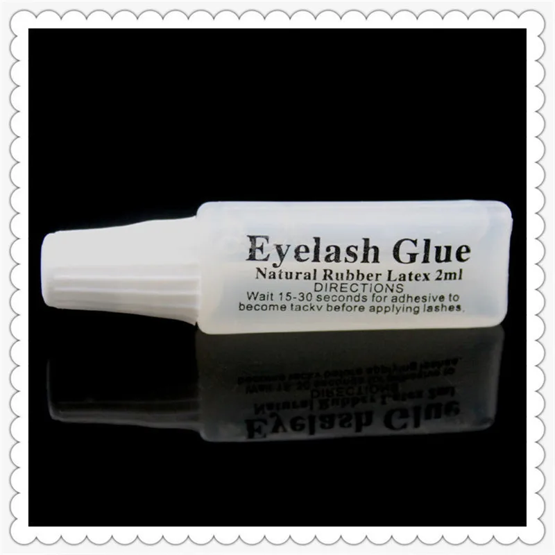 

Fashion Eyelash glue plastic tube Travel transparent glue 2 ml false eyelashes makeup tool