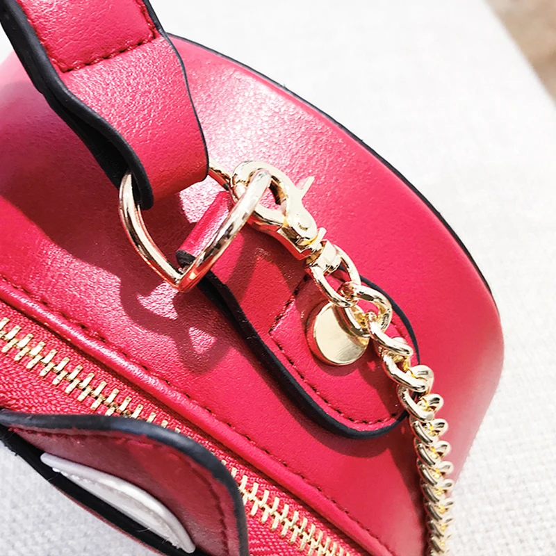 Women Patchwork Handbag Female Leather Roll Circular Bag Famous Crossbody Shoulder Bags Animal Chains Fashion Tote Sac SS7316 (16)