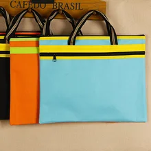 Yile яркий Цвет 37x30 см Папки и файлы молния сумки офис документ сумки 4 цвета 17323