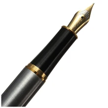 BLEL Hot BAOER 388 Squisito Stilografiche Fountain Penna M Nib Gold Trim Scrivi Fluidita
