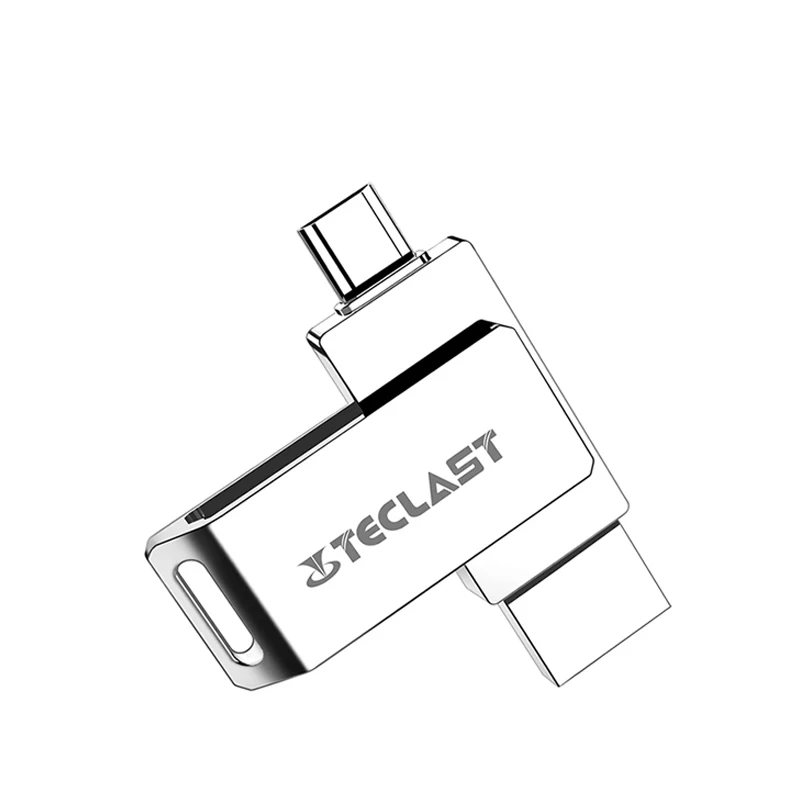 Silver Teclast CoolFlash йо Micro-USB3.0 высокая скорость двойного назначения для телефона Android Tablet PC USB3.0 Memory Stick U диск - Цвет: Silver
