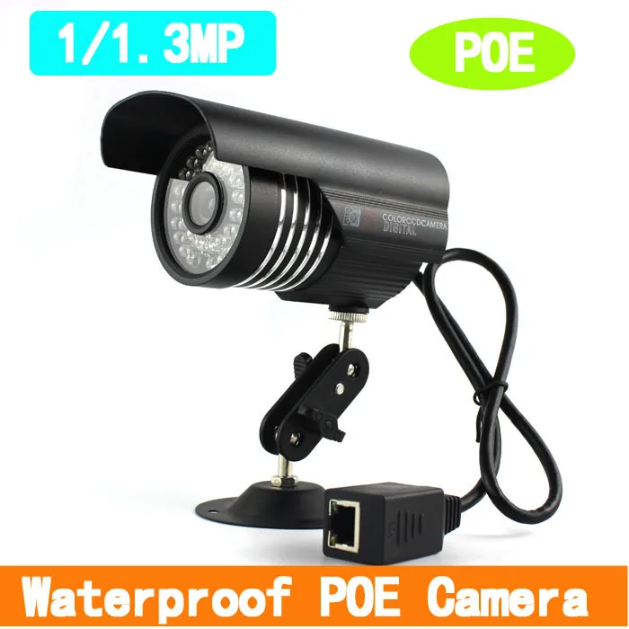 

Onvif 1MP/ 1.3MP HD POE IP Camera Outdoor Waterproof IR-Cut Support P2P Smart Phone View Bullte POE Camera