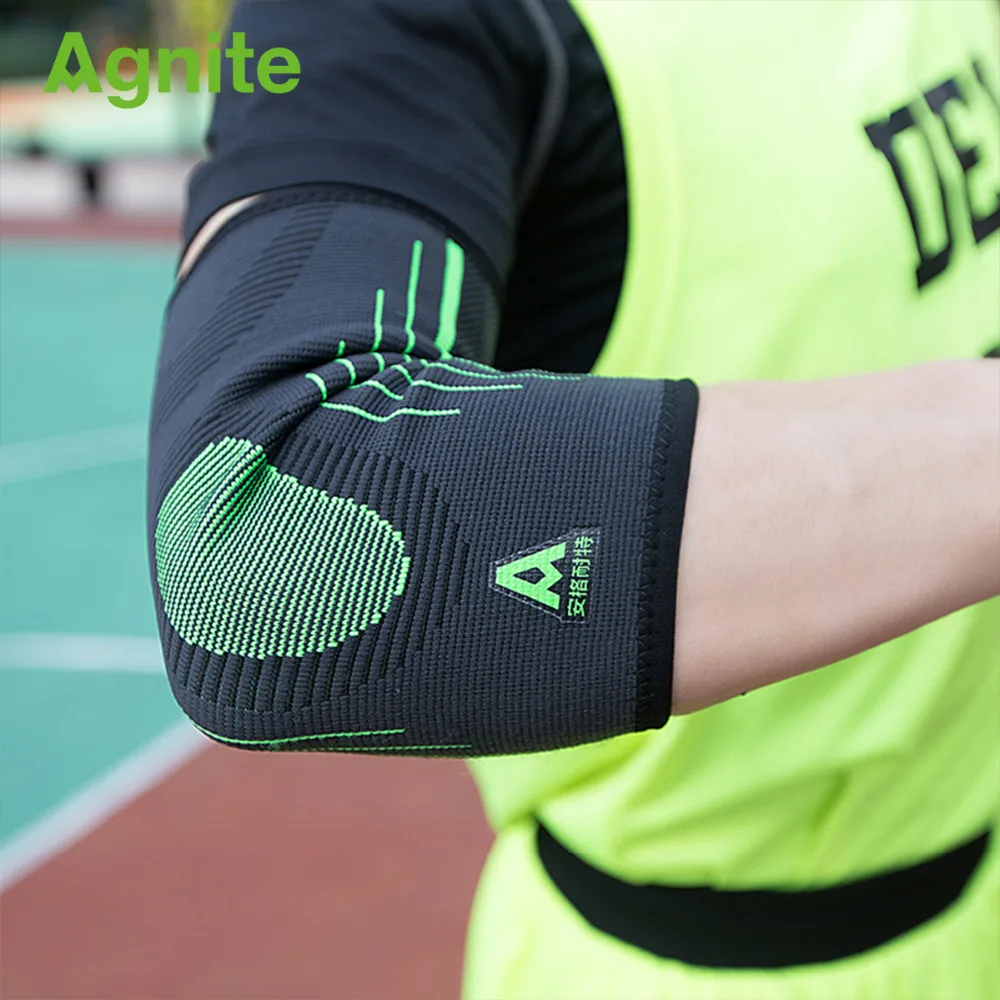 Agnite الكوع دعم 1 قطع الكوع منصات حامي للرياضة الطائرة تستخدم اليومية والرياضة حماية المنتجات