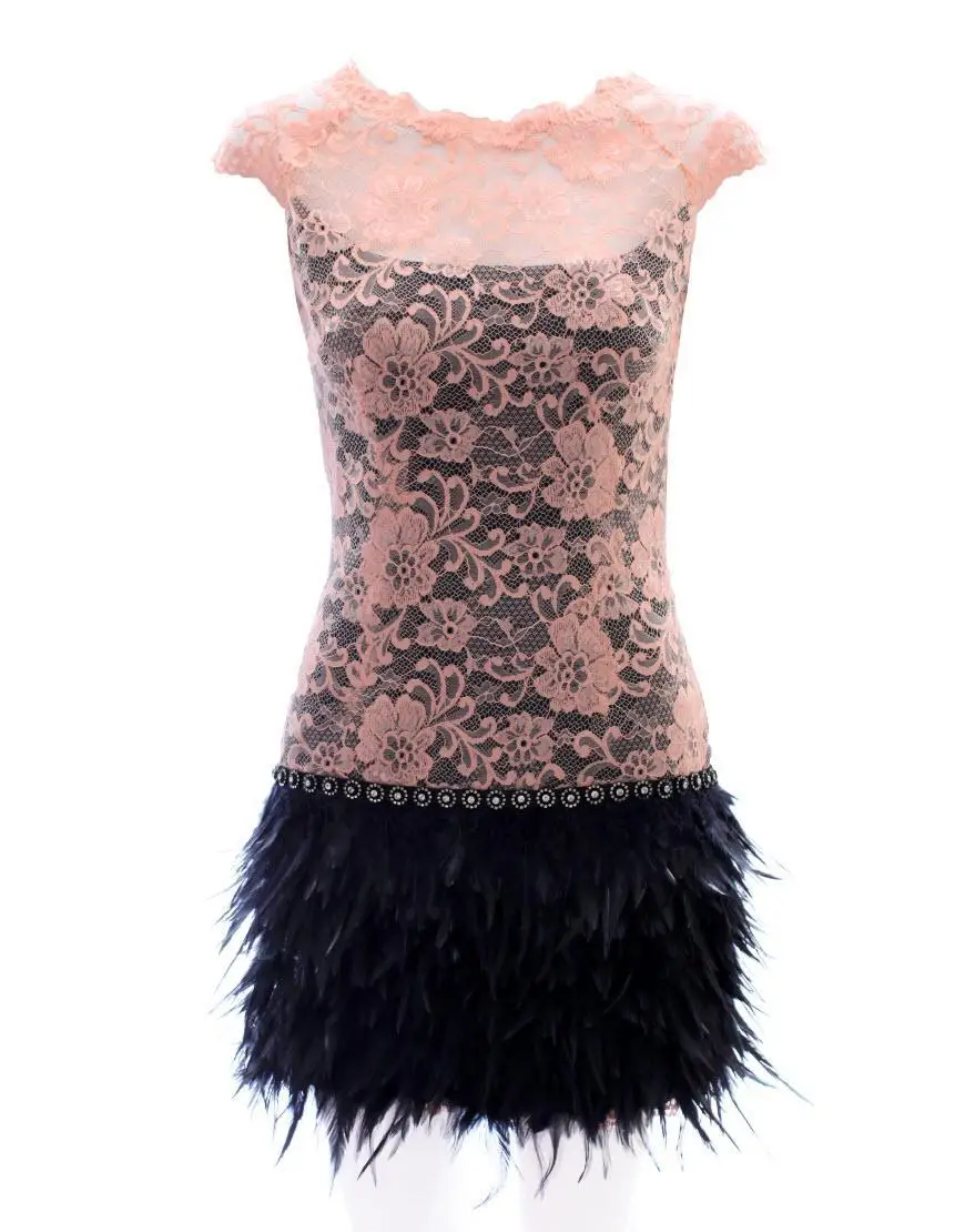 Designer Feather Dresses