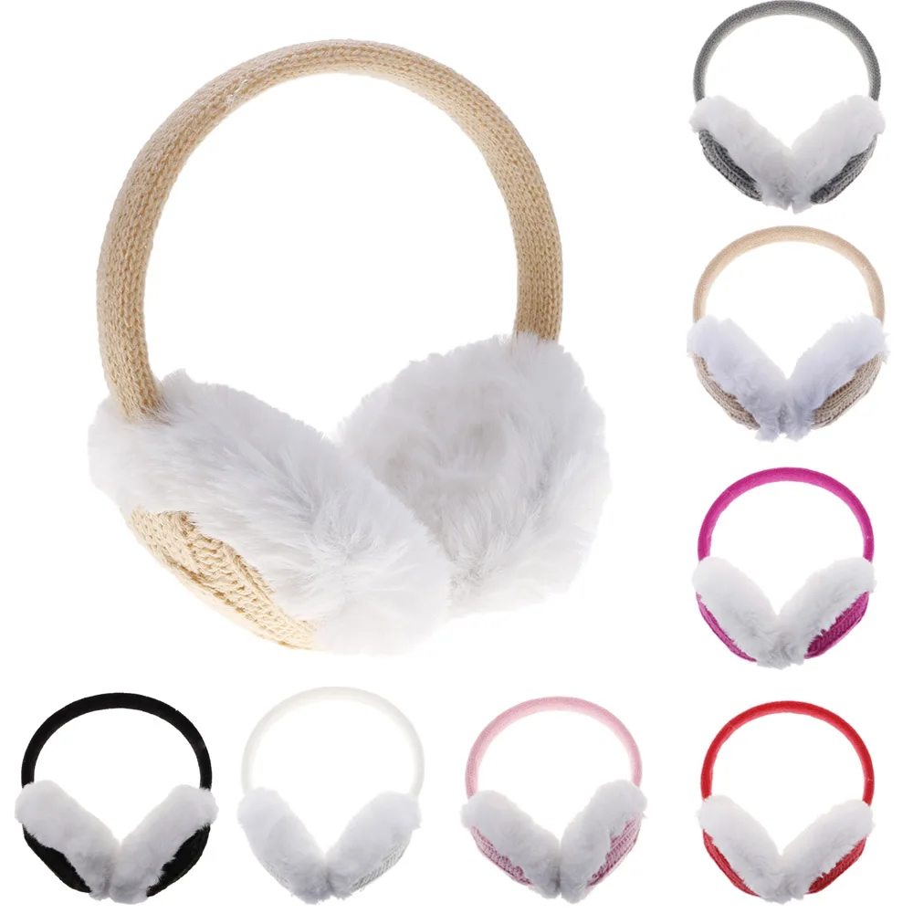 Женские зимние шерстяные вязаные наушники теплые повязка на голову|headband warmer|headband