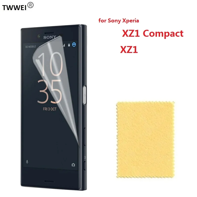 

Glossy Clear LCD Screen Protector for Sony Xperia XZ1 Compact Protective Film on for Sony XZ1 Compact Screen Protector Film Foil