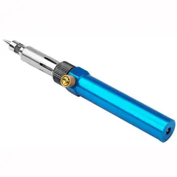 CNIM Горячая новинка синий беспроводной многоразового бутан газовый паяльник ручка форма набор инструментов