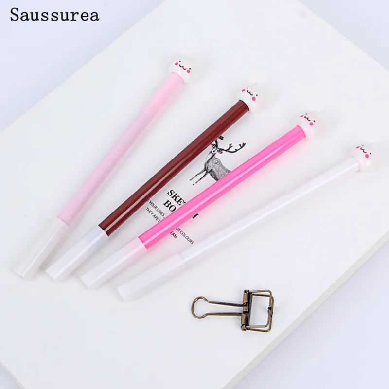 

1PCS Kawaii Cat Gel Pen Cute Student Stationery Black Pen High Quality Office Sign Pen School Kids Pen