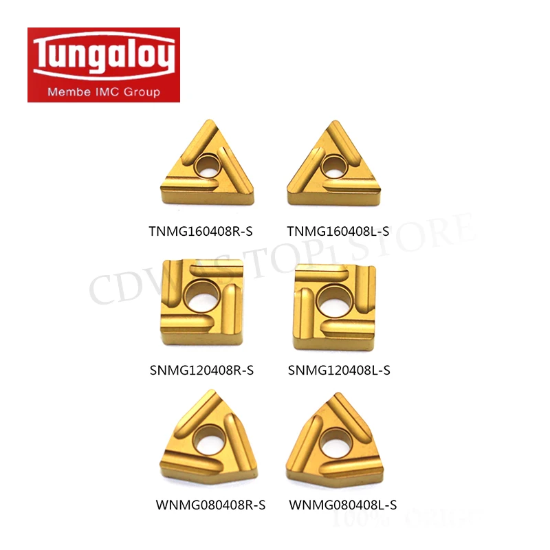 

10PCS TNMG160408R WNMG080408R SNMG120408R-S T9125Z Insert High quality Slotted Carbide Cutting Knife Blade Turning Cutting Tools