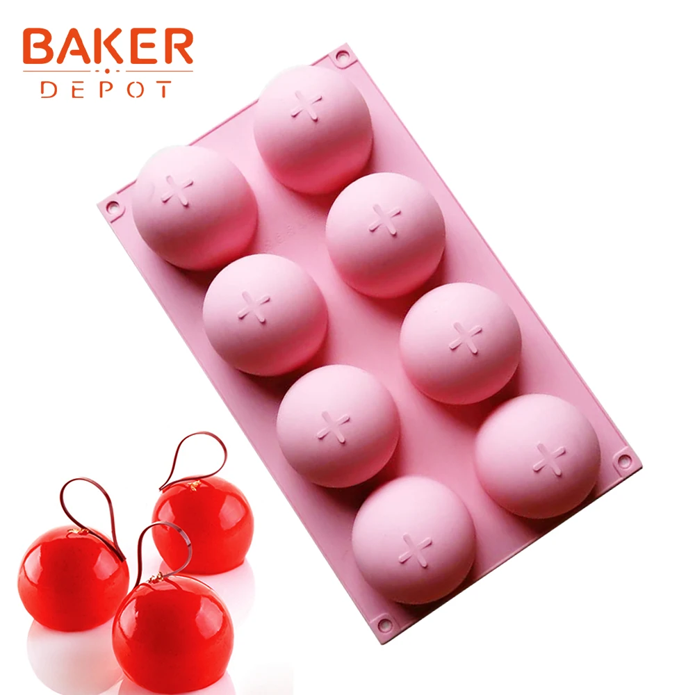 BAKER DEPOT силиконовая форма для формы для изготовления мыла, шоколада, круглая форма для выпечки торта, Форма мыла ручной работы для пудинга и желе, форма для выпечки кондитерских изделий - Цвет: CDY-073