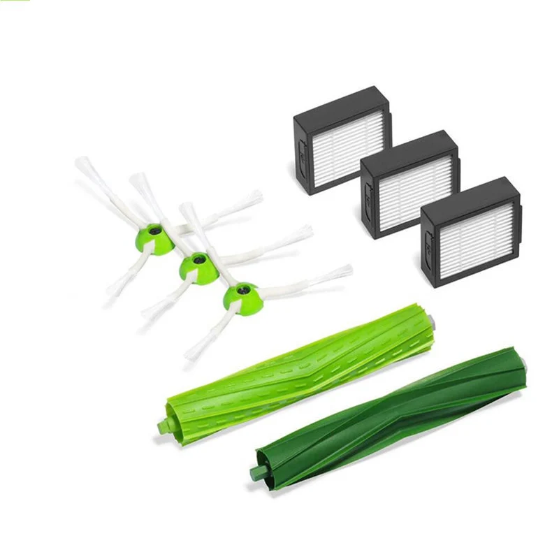 

Gum Brushes+Side Brushes+Filters For IRobot Roomba I7 E5 E6 I Series Parts Kit