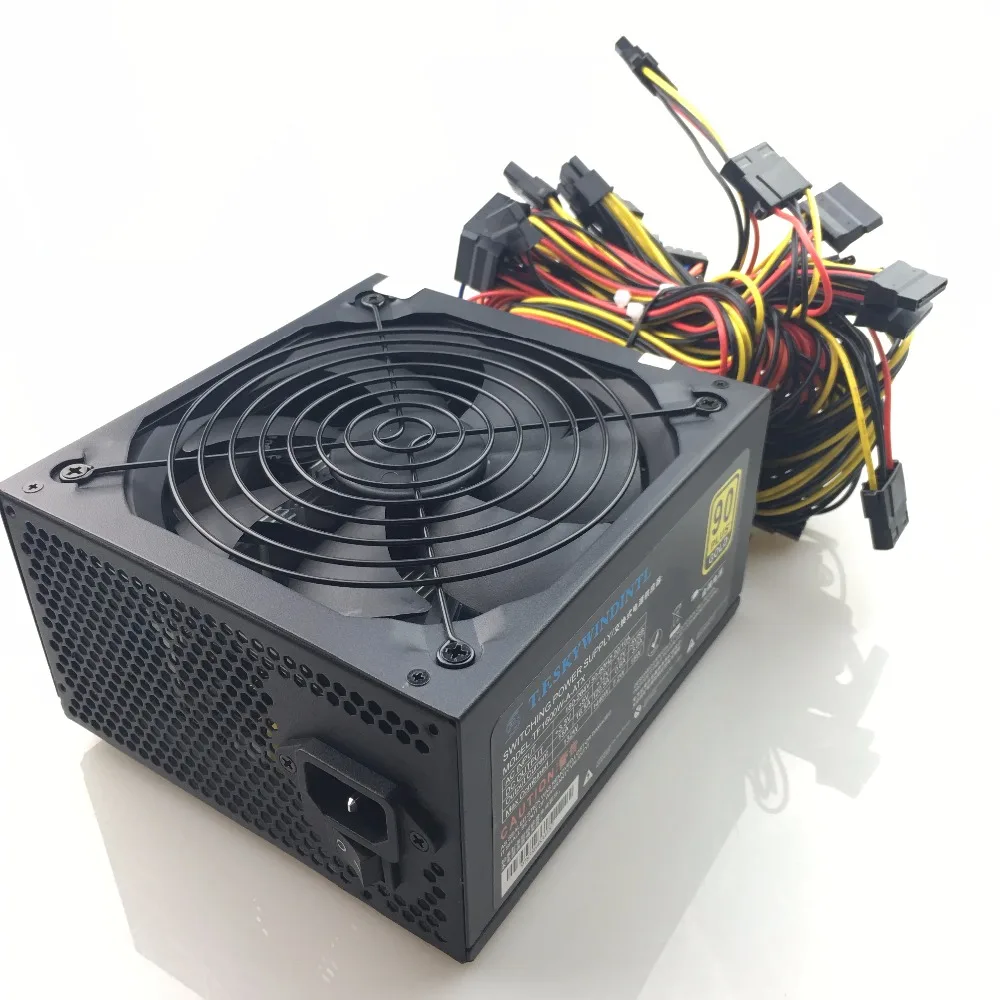 1600 واط ATX التعدين امدادات الطاقة التعدين آلة امدادات الطاقة ل ETH/BTC جديد الصامت PC 1600 واط ATX bitcoin مينر 12 فولت 1600 واط 24PIN 8PIN