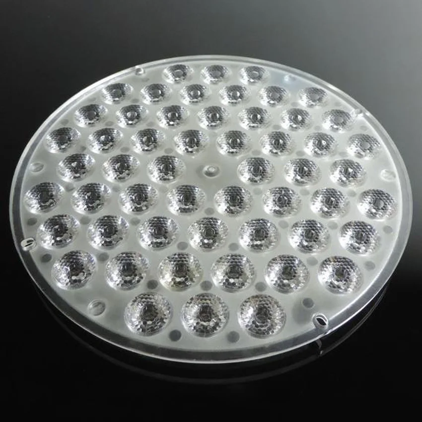 

1 piece , LED lens PMMA optical stage light 1W or 3W lens , fifty small lenses form a large lens , 25 degrees , 54 par lamp lens